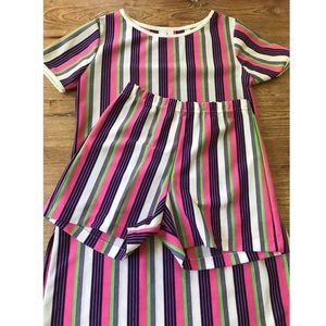 Vintage tunic and short set